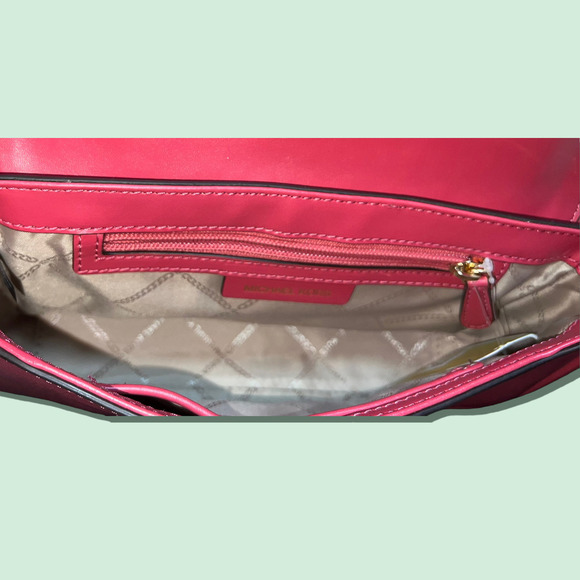 MICHAEL Michael Kors Small Bradshaw Woven Leather Shoulder Bag NWT - Picture 7 of 13